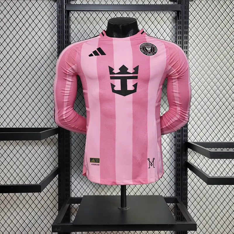 Inter Miami Manga longa Casa 25/26