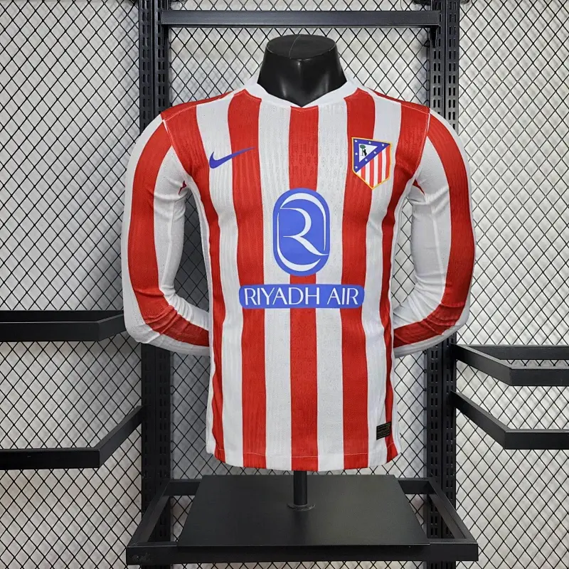 Atlético de Madrid Manga longa Casa 25/26