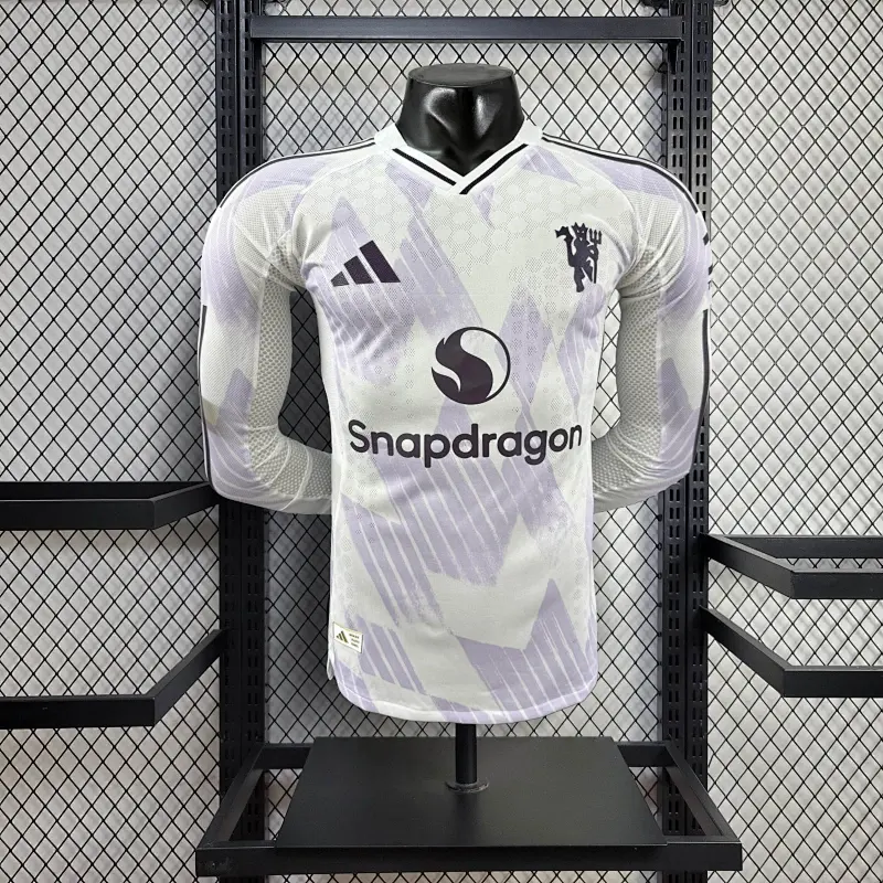 Manchester United Manga longa Fora 25/26