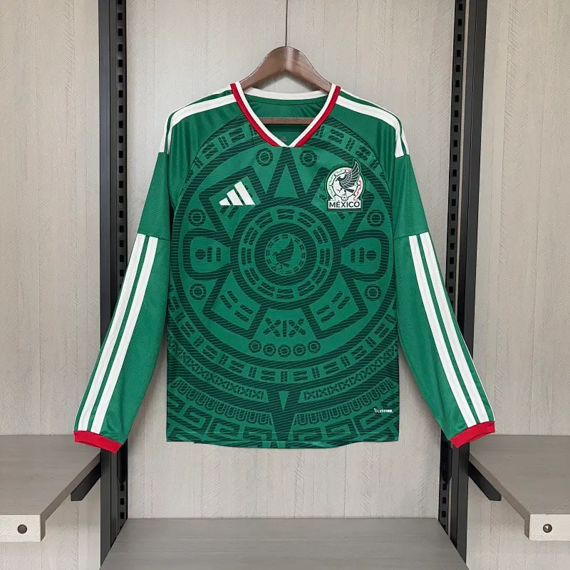 México Manga longa Casa 2026