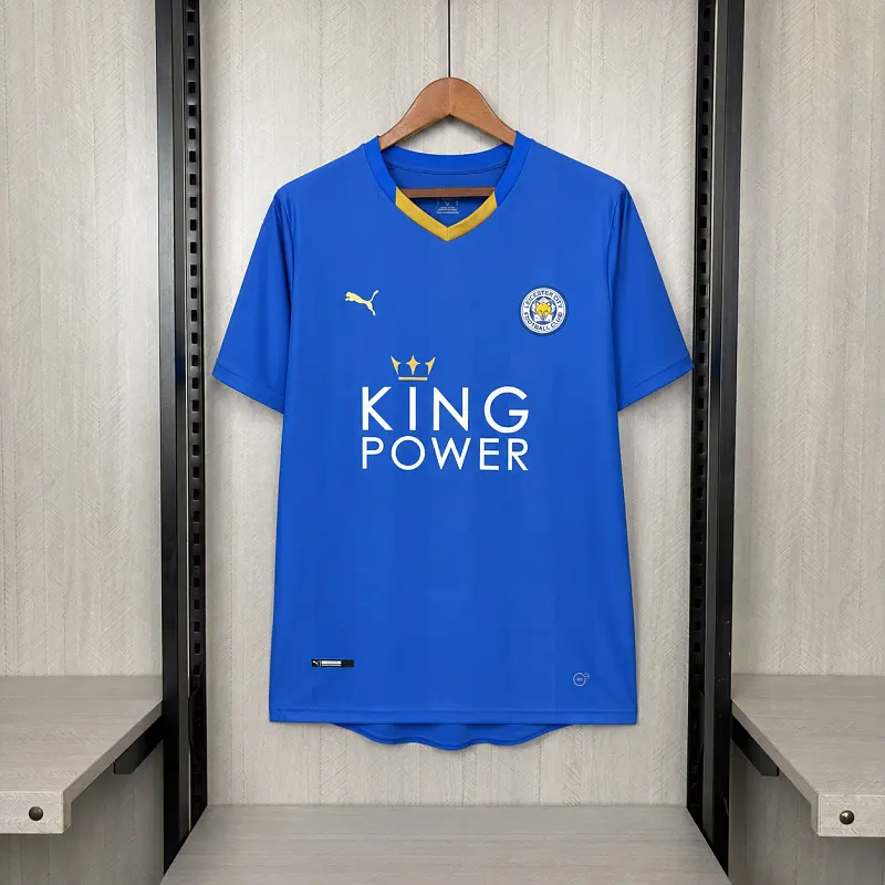 Leicester City Retrô 15/16 Casa