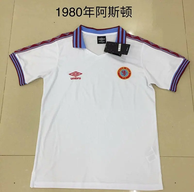 Aston Villa Retrô 1980 Casa