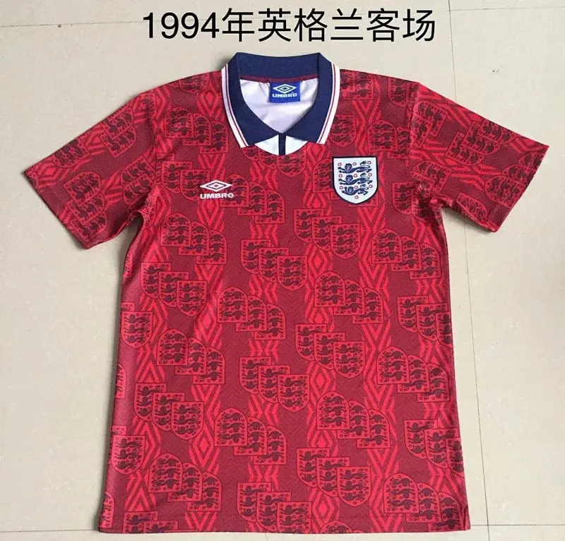 Inglaterra Retrô 1994 Fora