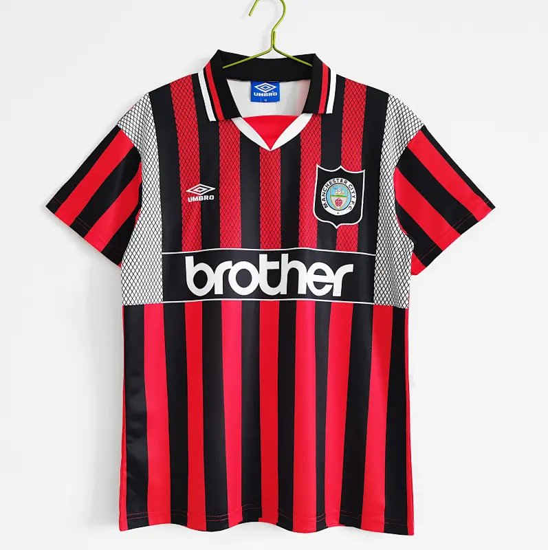 Manchester City Retrô 94/96 Fora